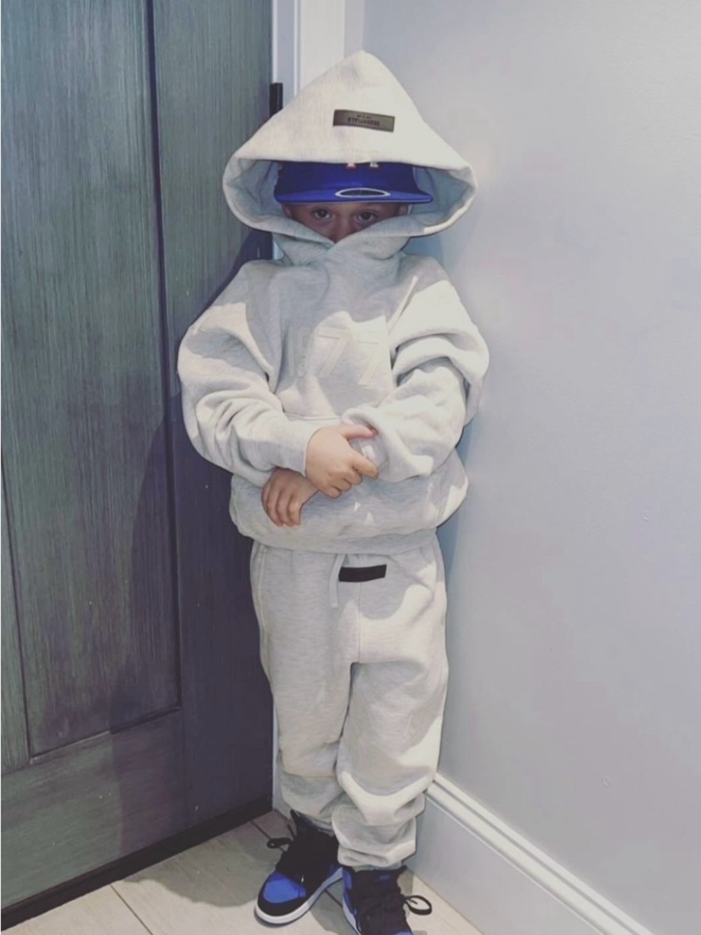 Fear of God Kids Cream Hoodie & Sweatpants